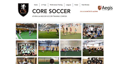 Desktop Screenshot of core-soccer.com